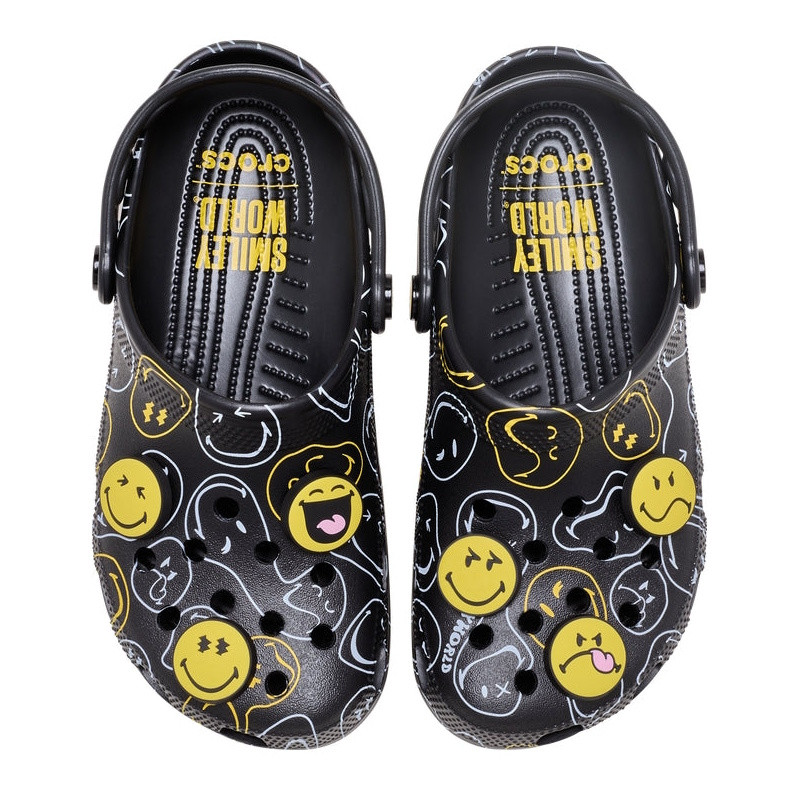 Saboti Crocs Classic Smiley Clog Multicolor - Multi - imagine 5
